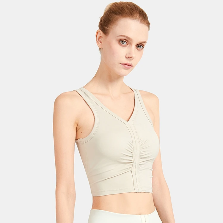 

New Type Sports Bra Wear Outside Female Fitness Yoga Clothing Vest Yoga Bra