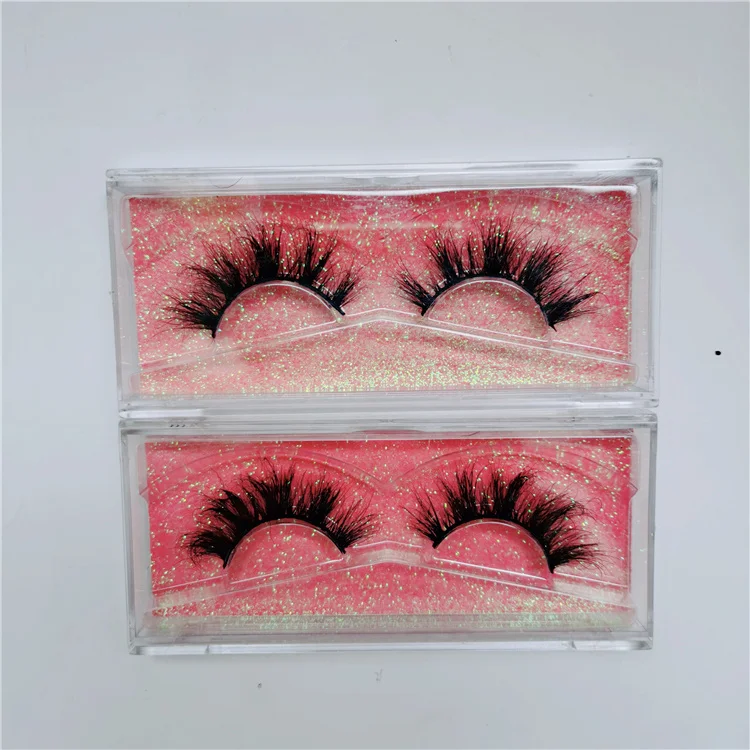 

3D Mink Eyelashes Vendor 16mm 18mm 20mm Natural Mink Eyelashes Short Lashes Custom Mink Eyelashes And Package