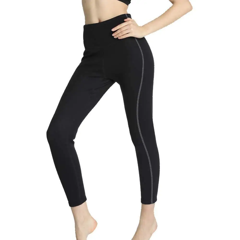 

High quality andelastic Women Waist Slimming Pants Hot Thermo Fat Burning Sweat Leggings, Rose, grey