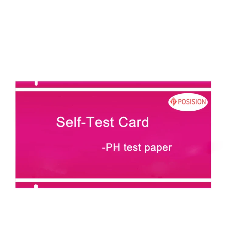 

Female Test Card Ph Bacterial Self Test Card for Women Vaginal Test Strips, Pink