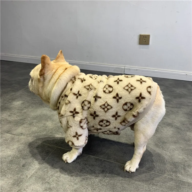 

Stocked Pet Clothing Dog Clothes Coat Fleece New Year's Coat For Pets