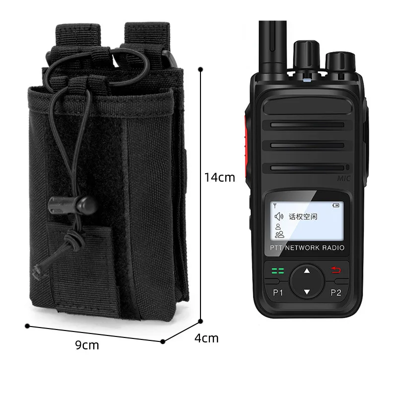 

Outdoor multifunctional Potable Nylon Waist Belt Bag for Molle Radio Pouch Case Walkie Talkie Holder