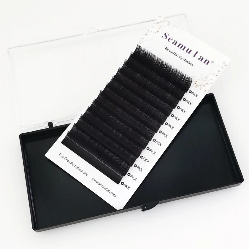 

Wholesale Private Label Classic Individual eyelash extension Supplier Premade Fans Russian Volume Lashes, Natural black