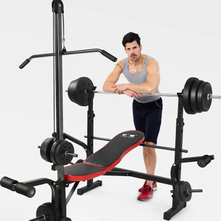 

SKYBOARD Adjustable Multifunctional Fitness Home Gym Equipment Weight Bench, Black or customized