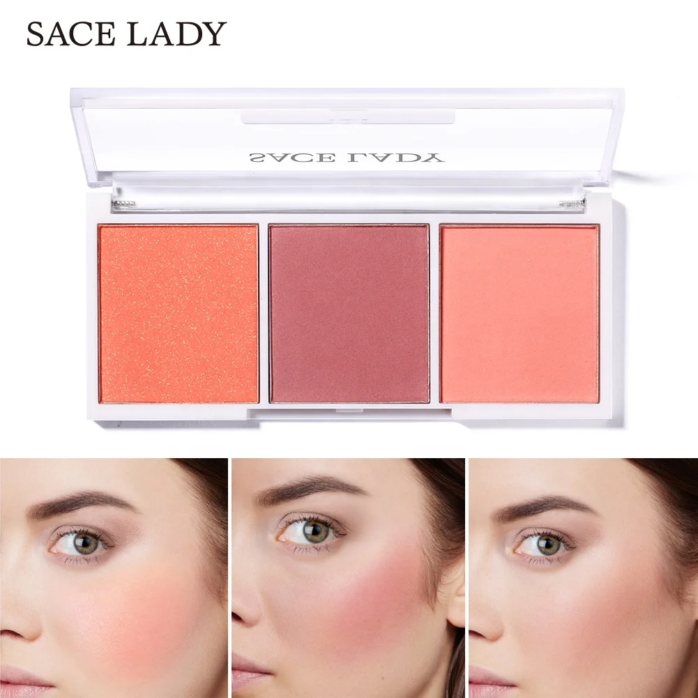 
SACE LADY Blush Palette Long Lasting Natural Blush Palette Private Label Blush Palette Set Custom SL350-02 