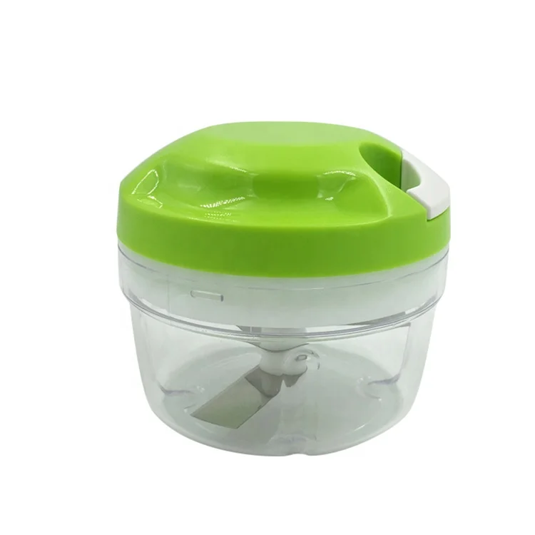

super quality manual pulling fruit vegetable chopper with multifunction kitchen gadgets factory in China, Green red white