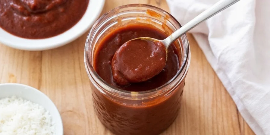 Homemade Mole Sauce in a Pot