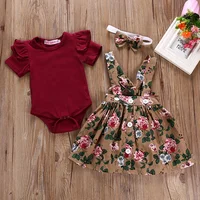 

floral skirt newborn kids baby girl boutique clothing new born baby summer dress girls