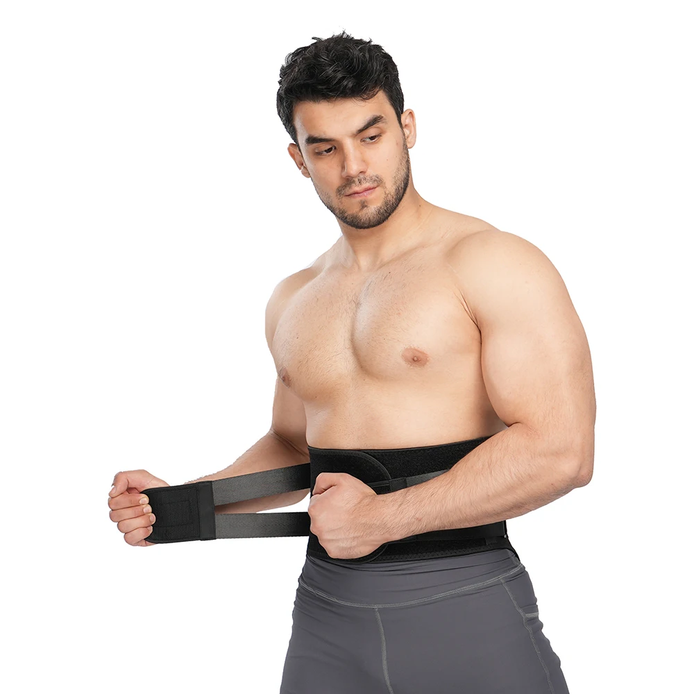 

High quality lower back brace waist support belt for woman, Black