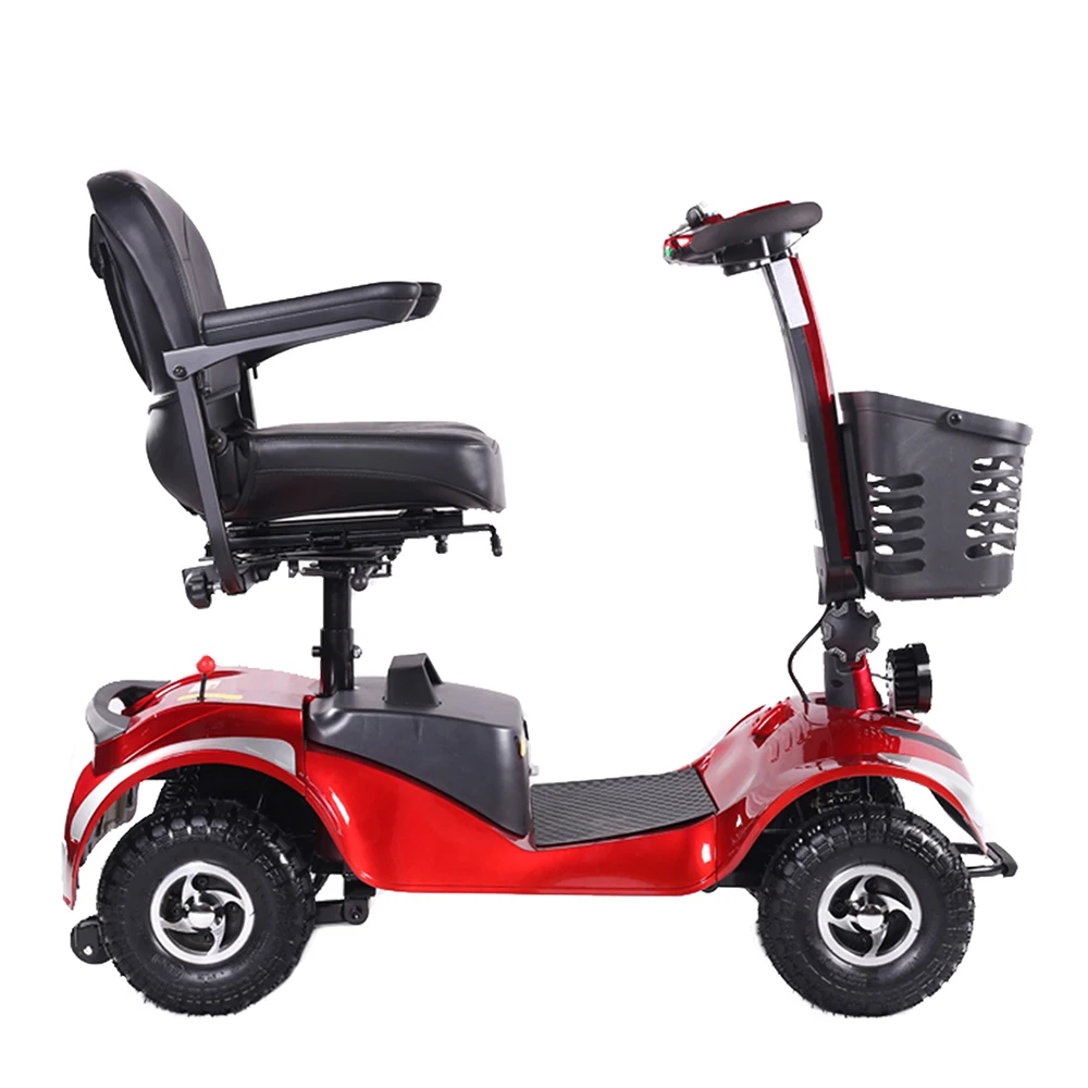 

China Factory Directly Sale 4 Wheels Folding Electric Scooters Disabled Mobility Scooter For Handicap