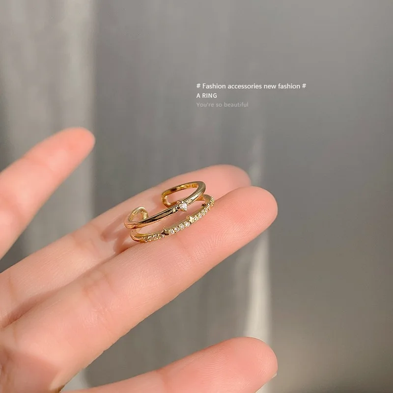 

custom gold ring womens ring crystal diamond rings women