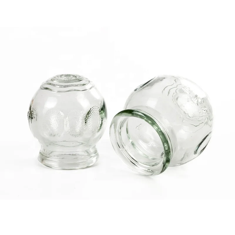 
Chinese traditional medicine 12 different size fire glass cupping set with hijama vacuum cupping glass 