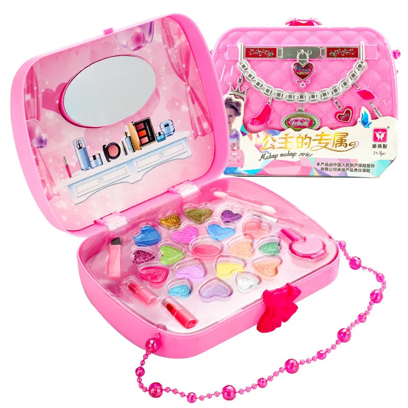 
Funny role play game Makeup set Toys Pretend Play beauty Decoration with Bracelet 