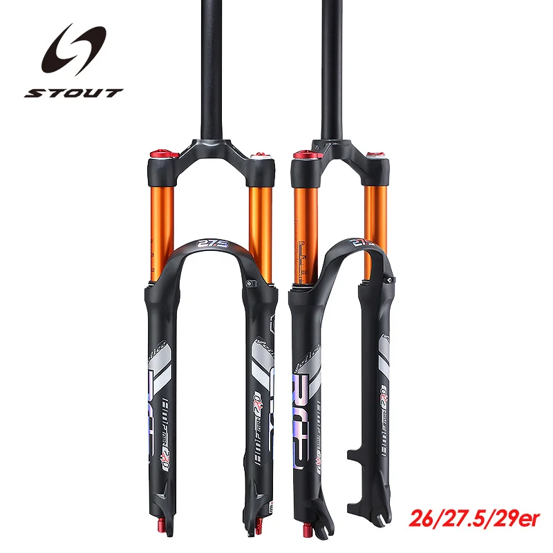 

Bikes Front Fork Supension Air 26/27.5/ 29er Inch Mountain Bike 32 RL100mm Fork For A Bicycle Accessories