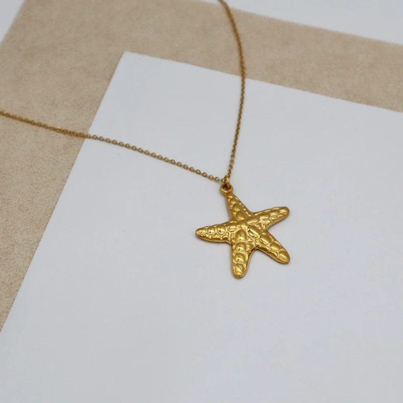 

18K gold plated stainless steel necklace stainless steel pendant jewerly