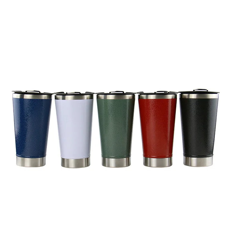 

GZYSL RTS Wholesale 502ml Powder Coated Sublimation Stainless Steel Copo termico stanley wine tumbler cup mug with beer opener