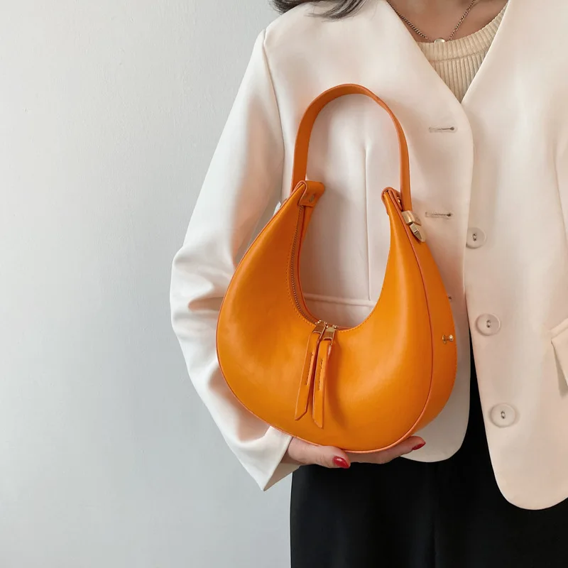 

Shoulder Saddle Bags 2022 Women's Brand Leather Luxury Designer Handbag Travel Female Clutch Hobos Bags Underarm Purses Tote Bag