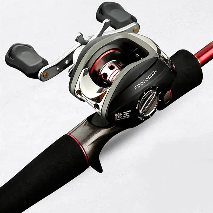 

LUTAC Salt water fishing reel bait casting reel cheap chinese high quality fishing tackle, Black