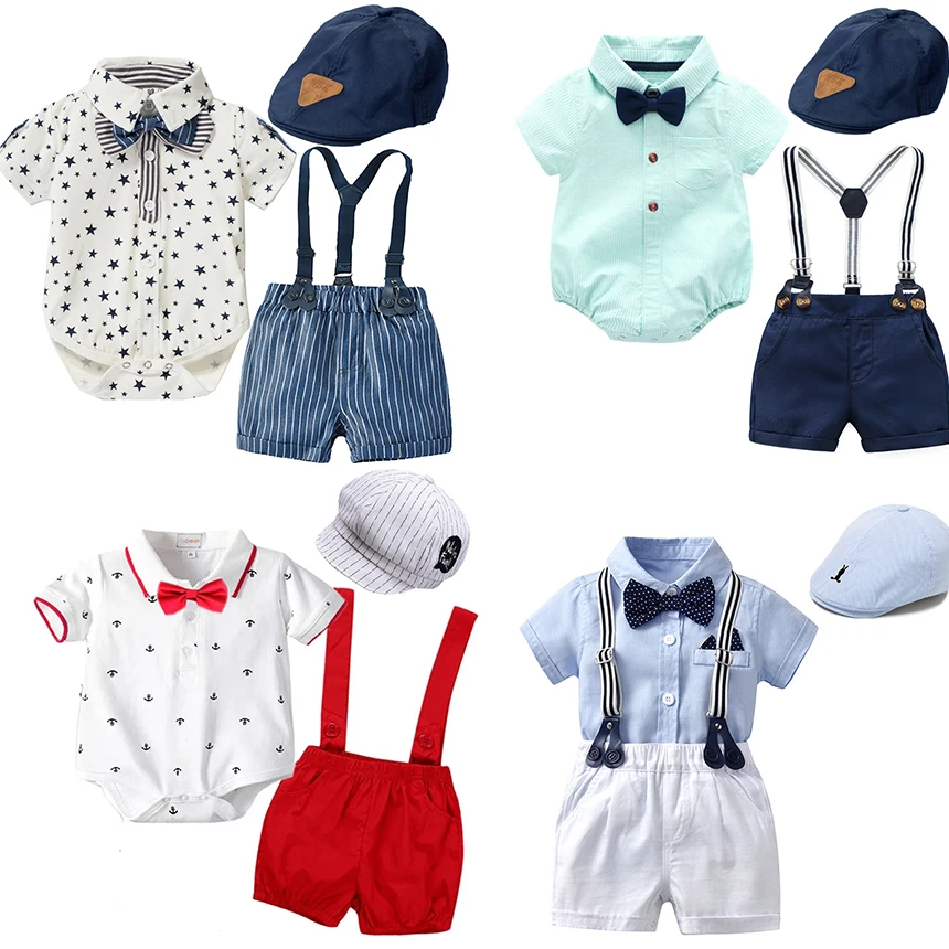 

Boy toddler clothes shortsleeve baby clothes newborn babies children set 6-12 months stylish clothes babies