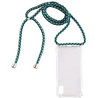 

New Phone Case Rope Cord Necklace Lanyard Transparent Shoulder Phone Case with Strap