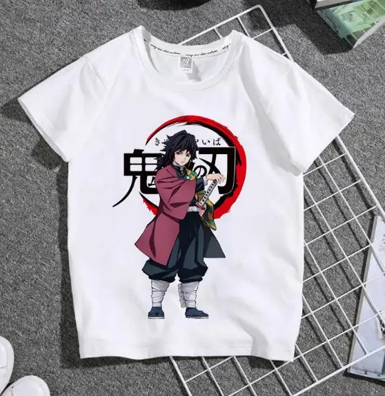 

ecowalson Hot Japanese Anime Demon Slayer T Shirt Kawaii Kimetsu No Yaiba Graphic Tees Tanjirou Kamado Unisex Tops Funny