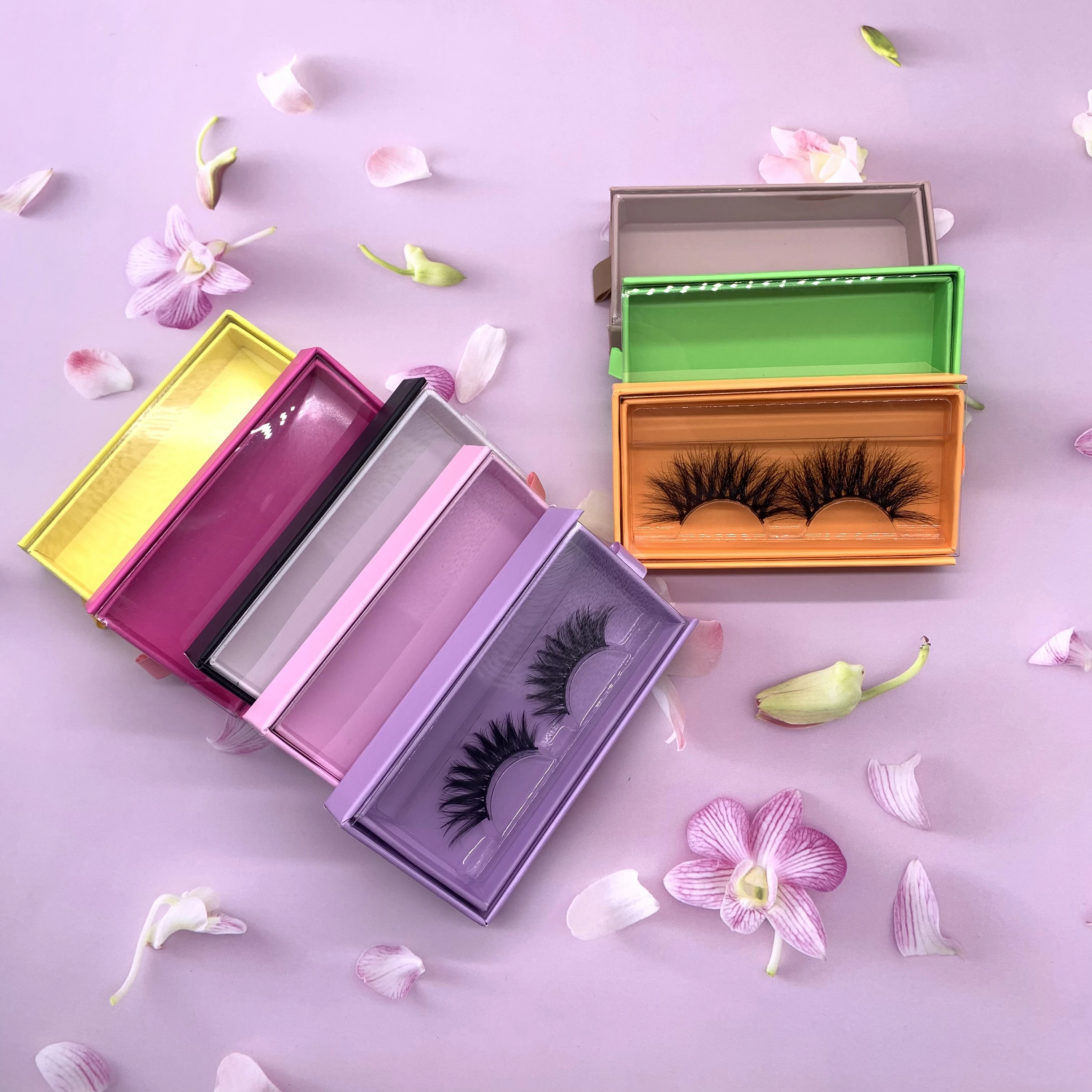 

eyelash distributors custom 25mm strip eyelashes 100% 3d mink lashes