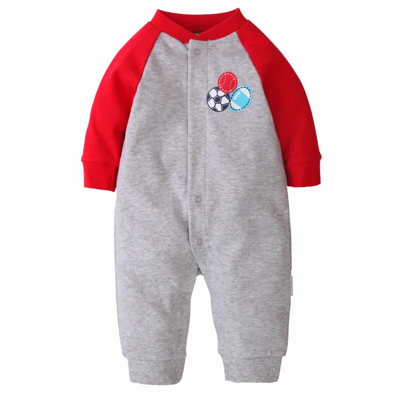 

2020 Newborn 100% Cotton Babi Cute Print Newborn Knit Baby Clothes Romper
