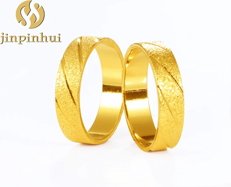 

Jinpinhui jewelry Vietnam brass 24-karat gold ring for couples