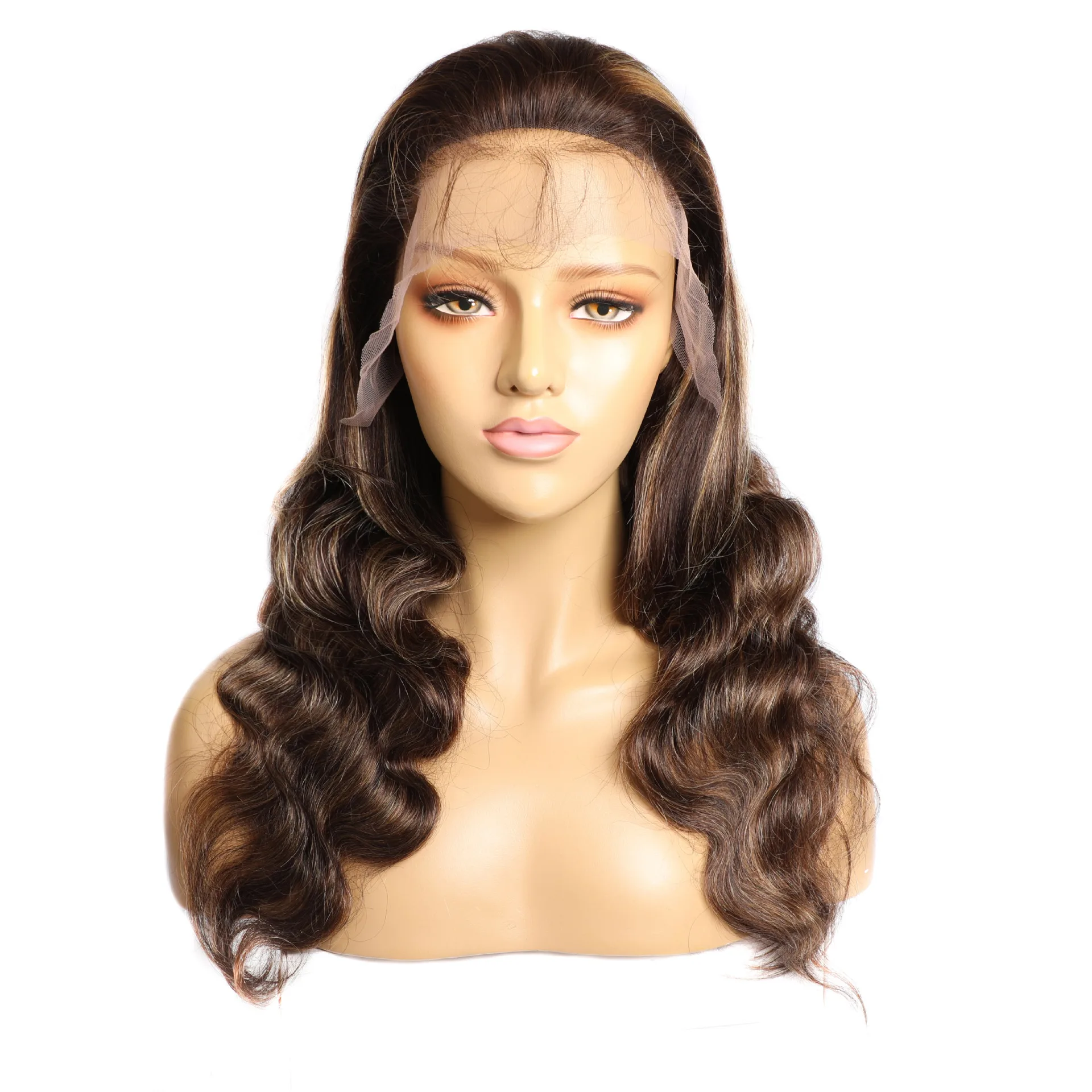 

Wig Vendor 100% Virgin Blonde 613 Russian Hair Curly Front Lace Wig Hd Transparent Film Thin Swiss Lace Wholesale Full