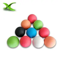 

Odorless no smell vulcanized rubber inject molded hard solid round high bouncing massage ball Lacrosse ball Pet dog toy ball