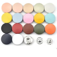 

Colorful metal flat snap button for clothing