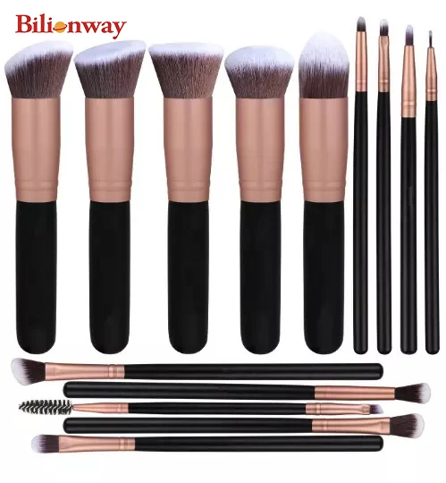 

10PCS Make up Brush Set Brushes Blusher Face Powder Black Make up Brushes