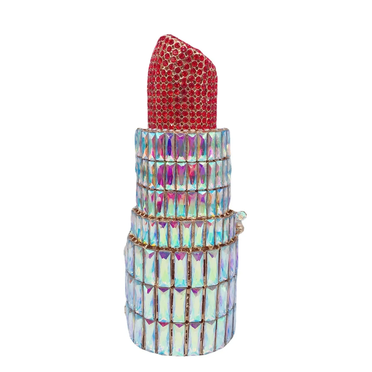 

ladies lip stick rhinestone crystal purses evening lipstick purse handbag women luxury wedding diamond clutch bags