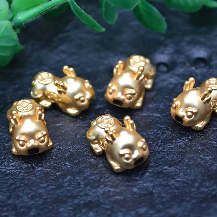 

Gold color Cute Money Baby Pixiy Animal Metal Bead Bracelet Charms Jewelry Findings