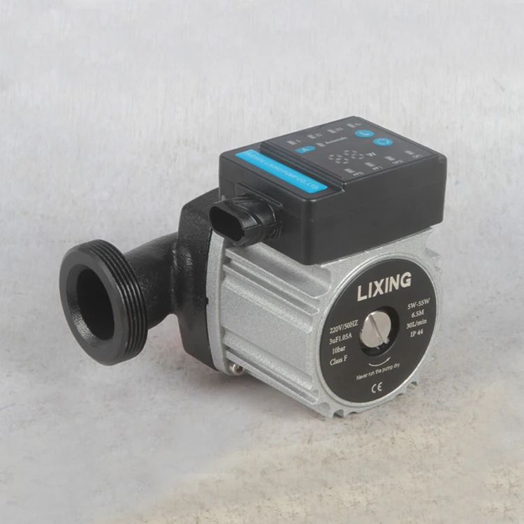 

Lixing Small Hot Water Adjustable Frequency Conversion Circulation Water Pump With Heater System