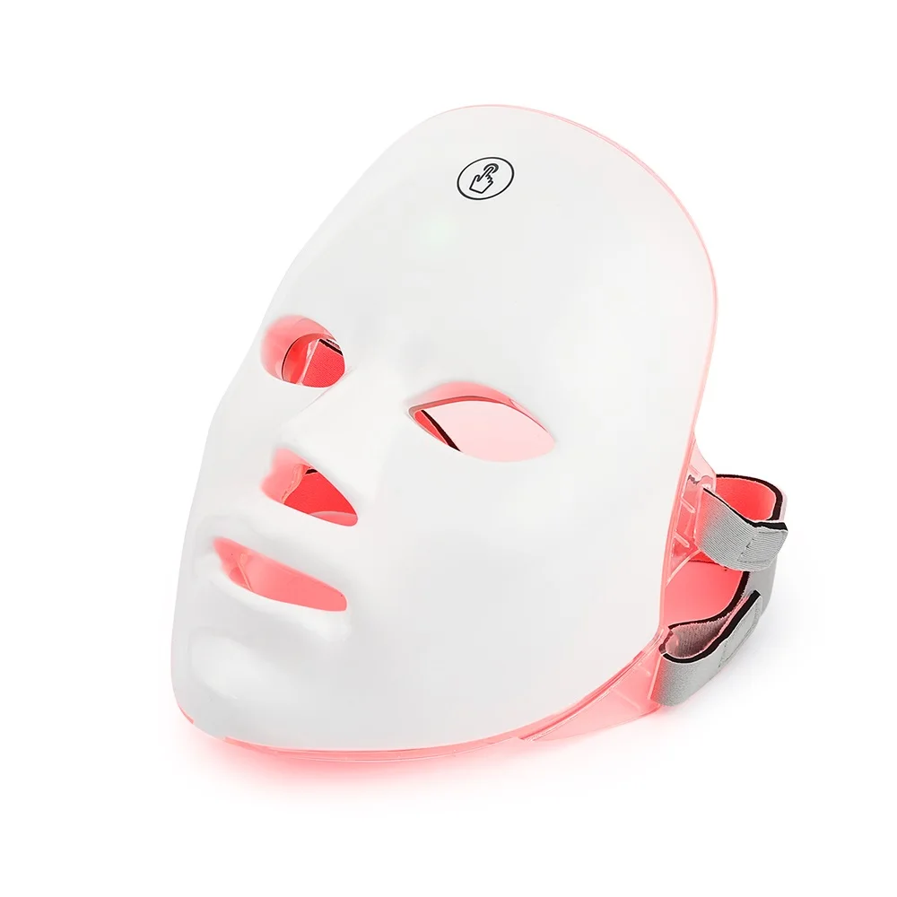 

7 Colors Light LED FaceMask With Neck Skin Rejuvenation Face Care Treatment Beauty Anti Acne Therapy Whitening Machine