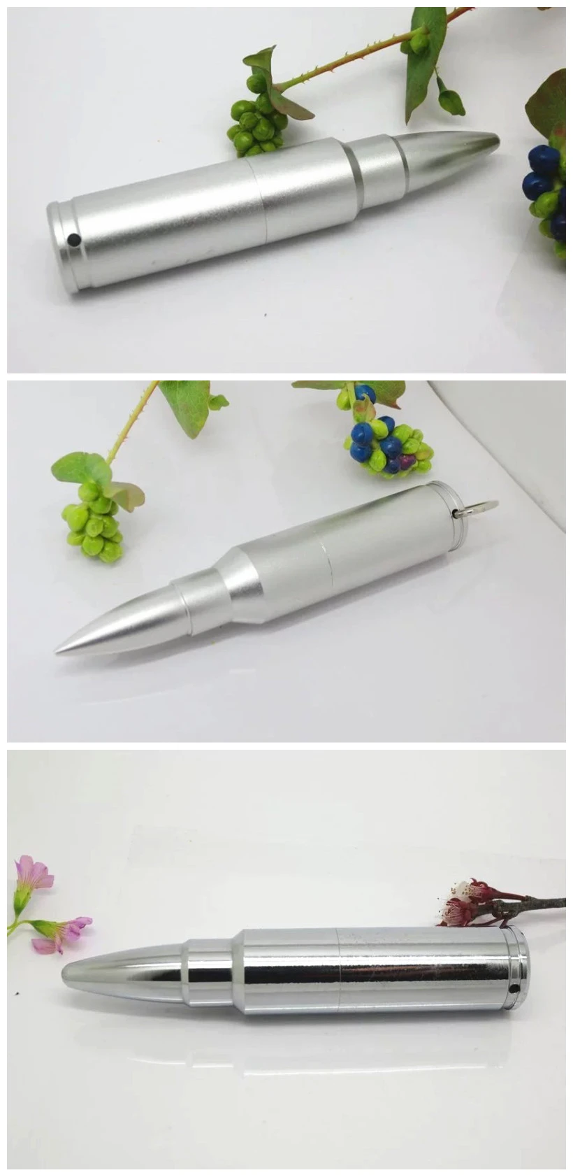 Golden silver Bullet hard disk drive metal Flash memory USB for 4gb 8gb wholesale - ANKUX.COM