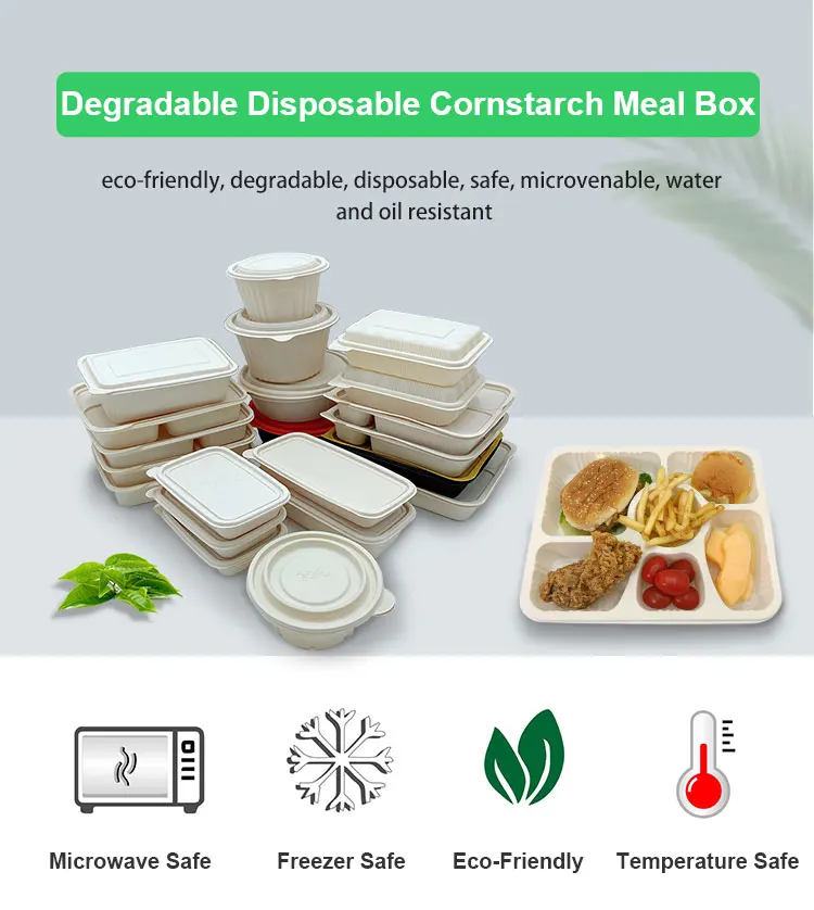 Corn Starch Takeaway Biodegradable Styrofoam Food Containers Fast Microwave Food Container Buy