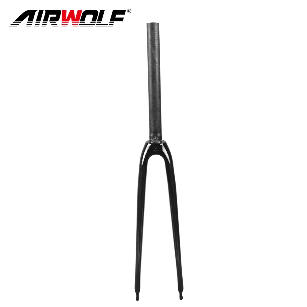 

AIRWOLF Ultralight Carbon Fiber Road Bike Fork Suitable For  Wheels 28.6MM Carbon Fork Bicycle Accessories