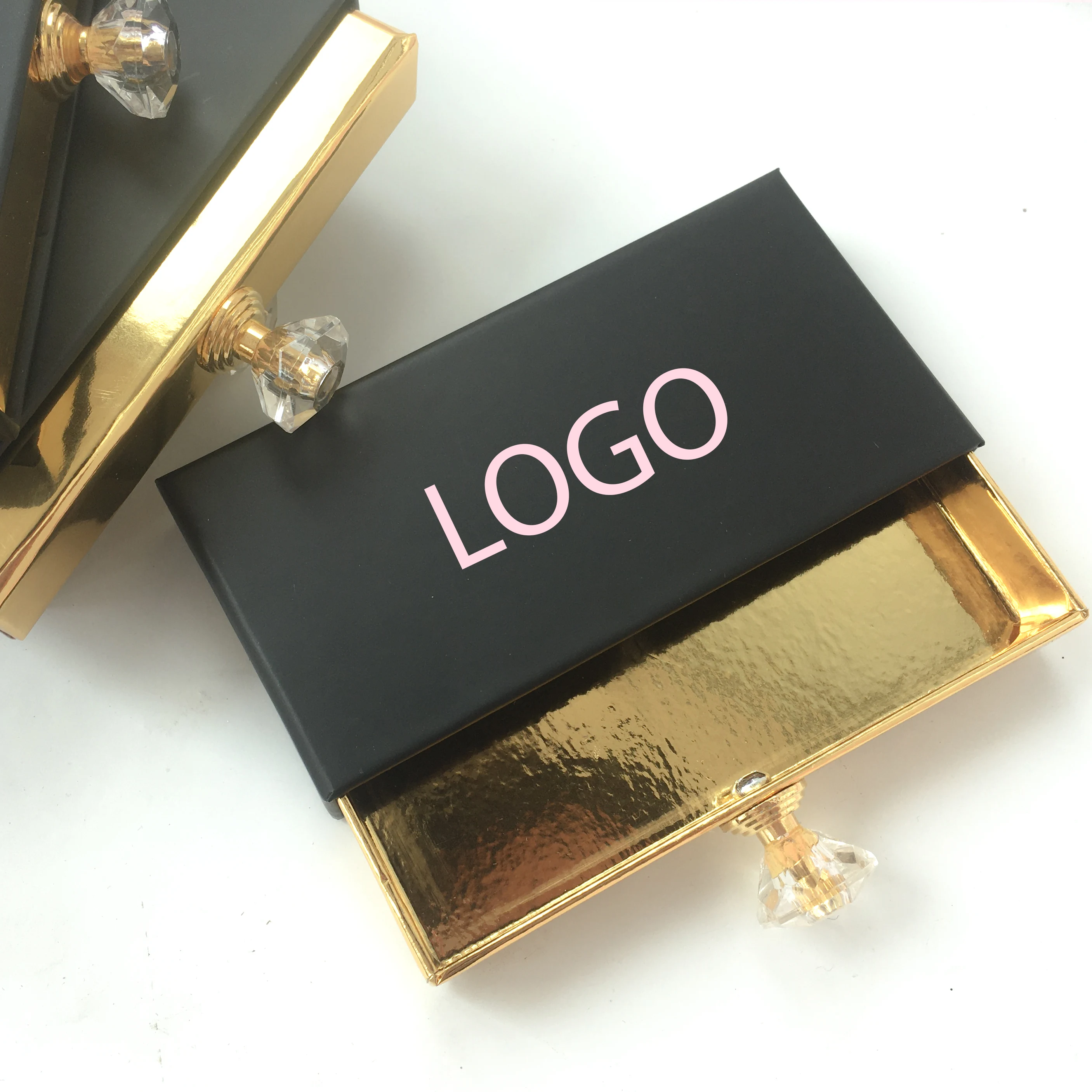 

wholesale custom eyelash packaging box private label packaging lashes box with your own logo eyelash storage box