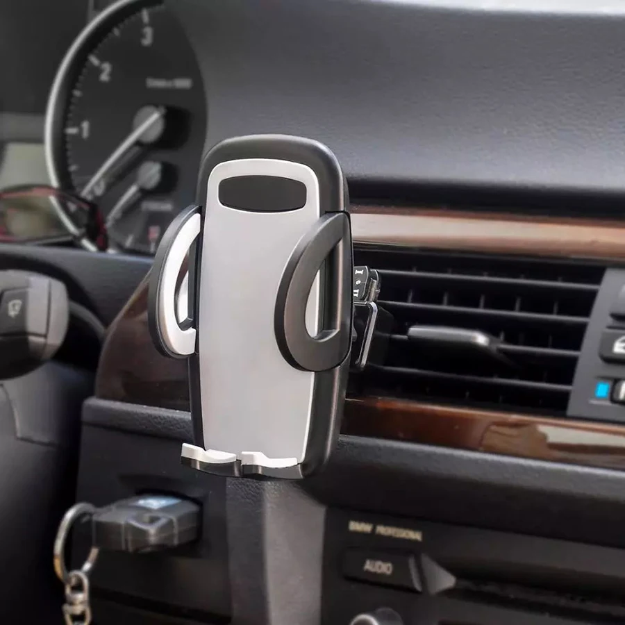 

Universal Adjustable 360 Degree Rotation Mobile Phone Holder Car Air Vent Mount Cell Phone Holder