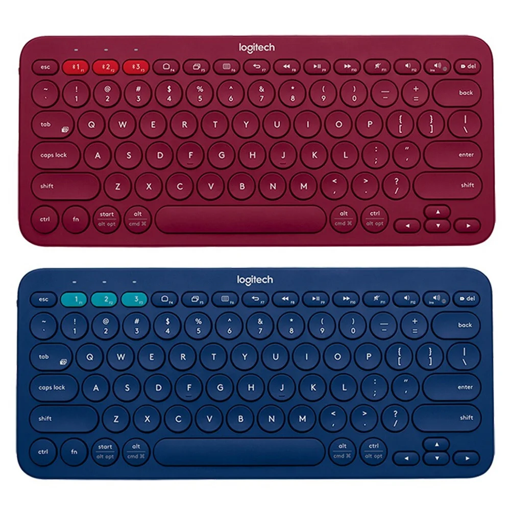 

Original Multi-color Logitech K380 Multi-Device Wireless keyboard For PC Laptop Tablet Android IOS In Stock, Black,blue,red