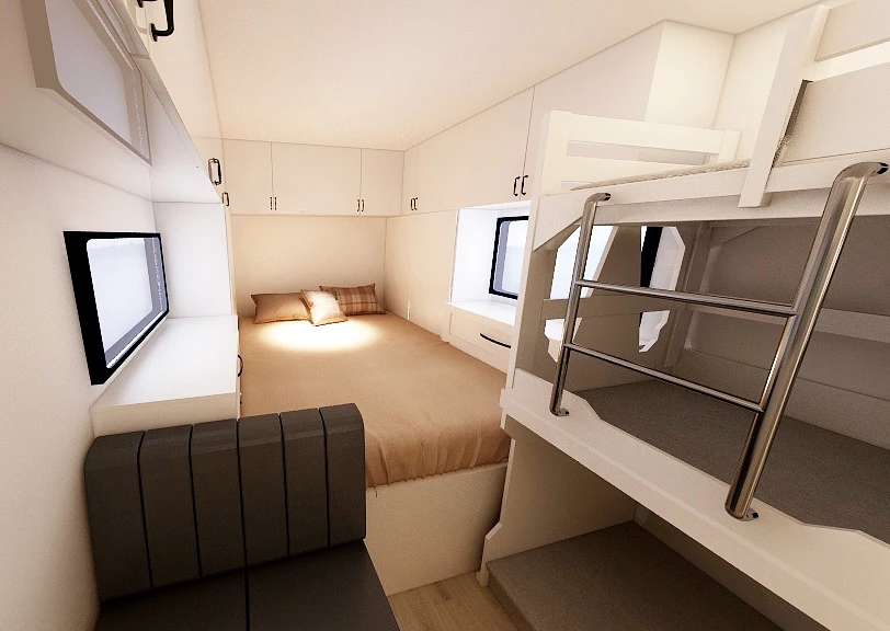 17 Ft Hauler 5th Wheel Ht18 Camper Trailer For 6 People Family 8 Berths