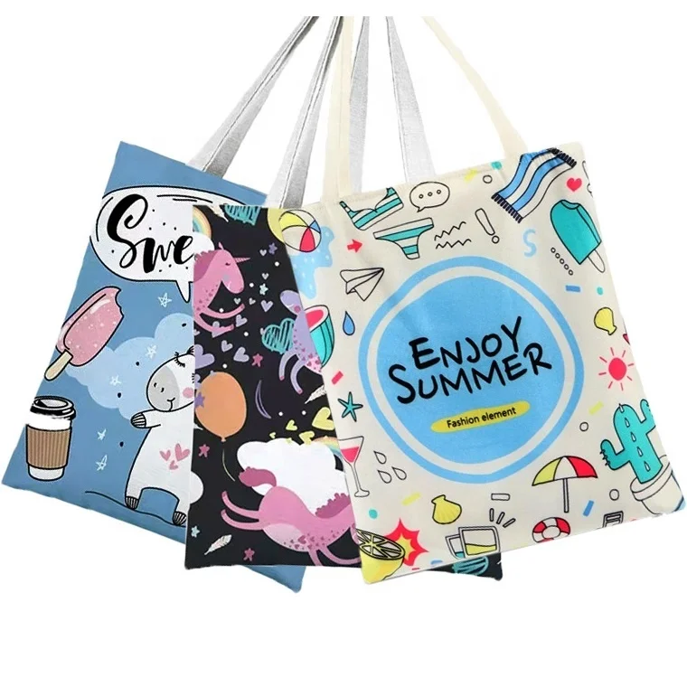 

Canvas Tote Bag Custom Advertising shopping Canvas bag Cotton Recycled Shoulder Grocery Wholesale Reusable shopping canvas bag, According to options