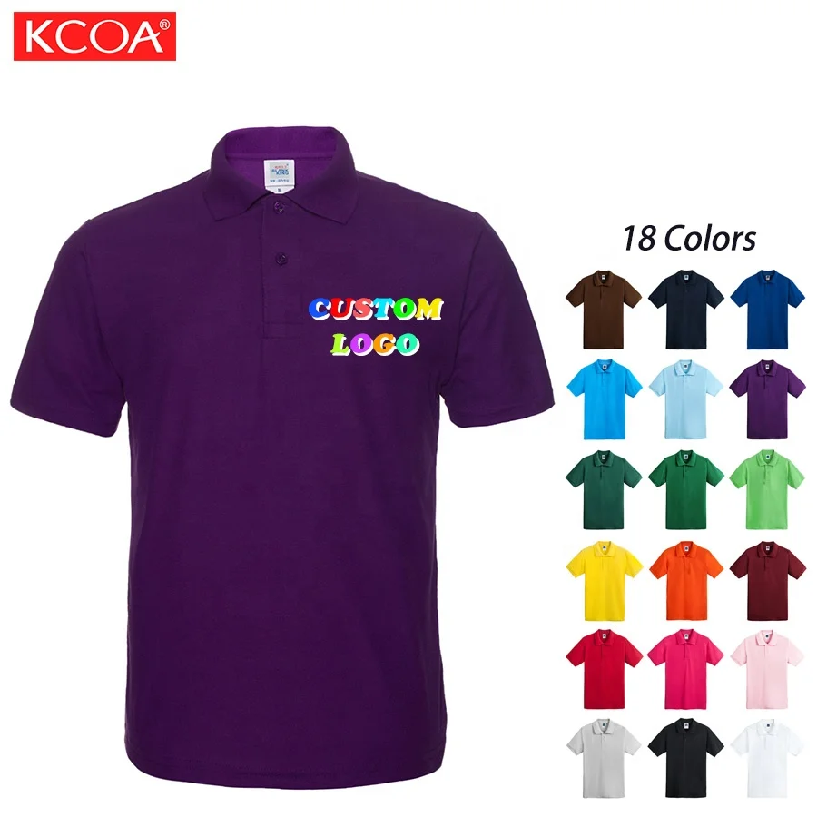 

Factory Direct Casual 165GSM Basic Polo Camiseta T-Shirt For Men