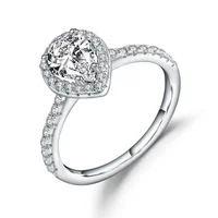 

Abiding cubic zirconia fashion 925 sterling silver engagement ring diamond jewelry