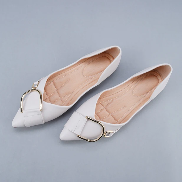 

Goxeou Women Flats Ladies Dress Shoes Casual Ballet Flats Ballerina flats Fashion Stylish Party Wedding Bridal Office