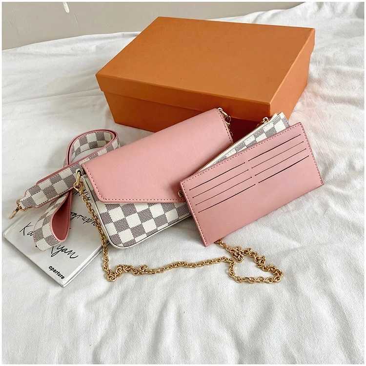 

Hot Sales bolsas Fashion Handbag Women Hand Bags Chains Shoulder Bag Pu Leather Luxury Handbags For Women, 3 colors
