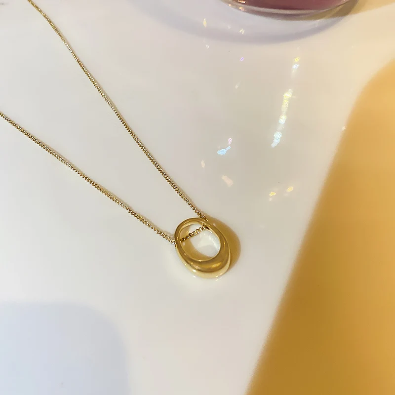 

fashion trendy geometric pendant necklace jewelry