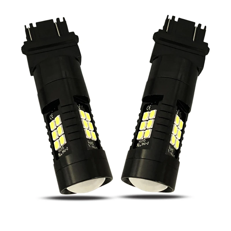 
Super bright 360 degree beam 3157 P27/7W T25 Canbus 3030 21SMD car brake light 
